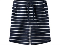Name It sweatshorts navy blazer with white stripes
